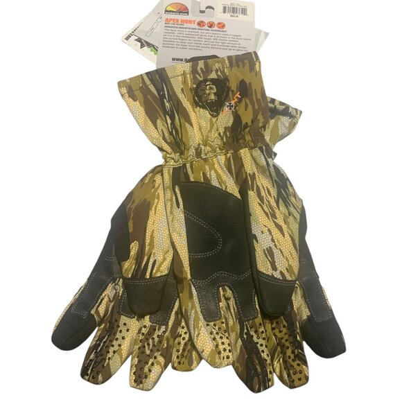 HUNT MONKEY Brown + Black Camo Apex Dry-Tec Performance Gloves NWT Various Sizes - Picture 3 of 6